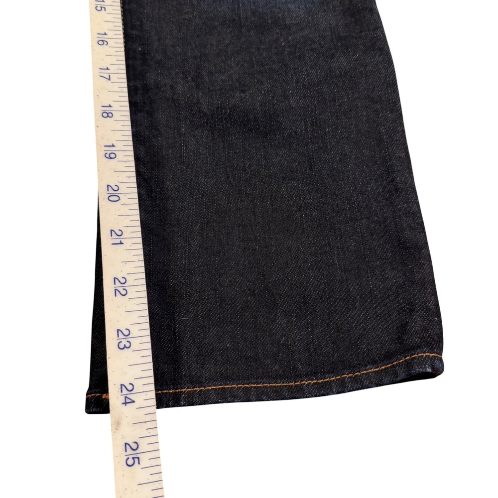 American Eagle Artist Jeans Womens 8 Regular Dark Wash Stretch Denim Flare Blue - Picture 7 of 9